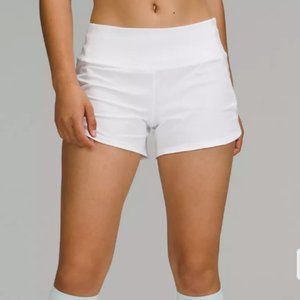 Lululemon Speedup Shorts 4" Mid-rise White